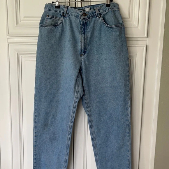 Vintage Liz Clairborne Classic Fit Jeans Women 16 Petite Blue Denim 100% Cotton - Picture 1 of 15